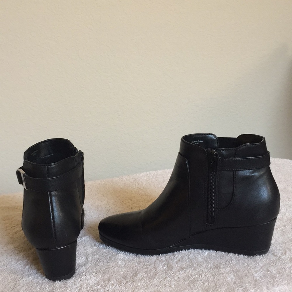 Women’s black ankle boots